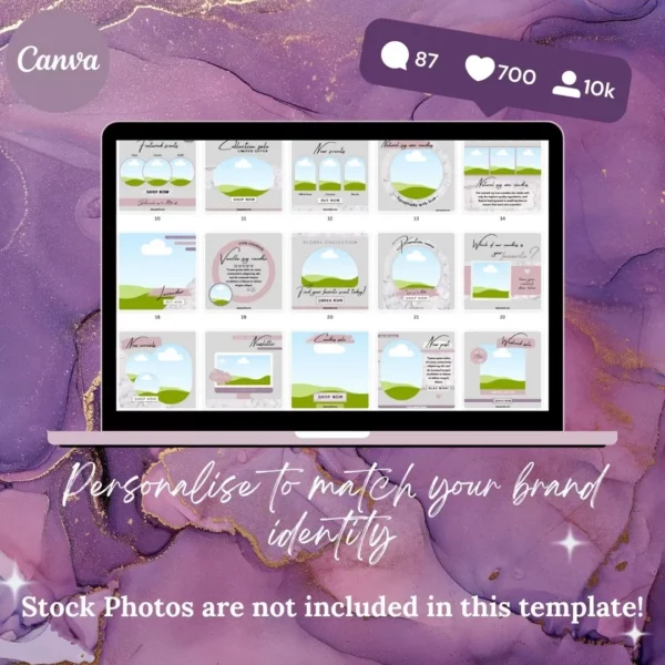 Candle Instagram Posts Template 4