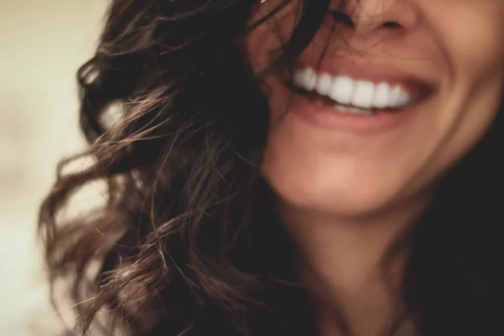 Smiling young woman