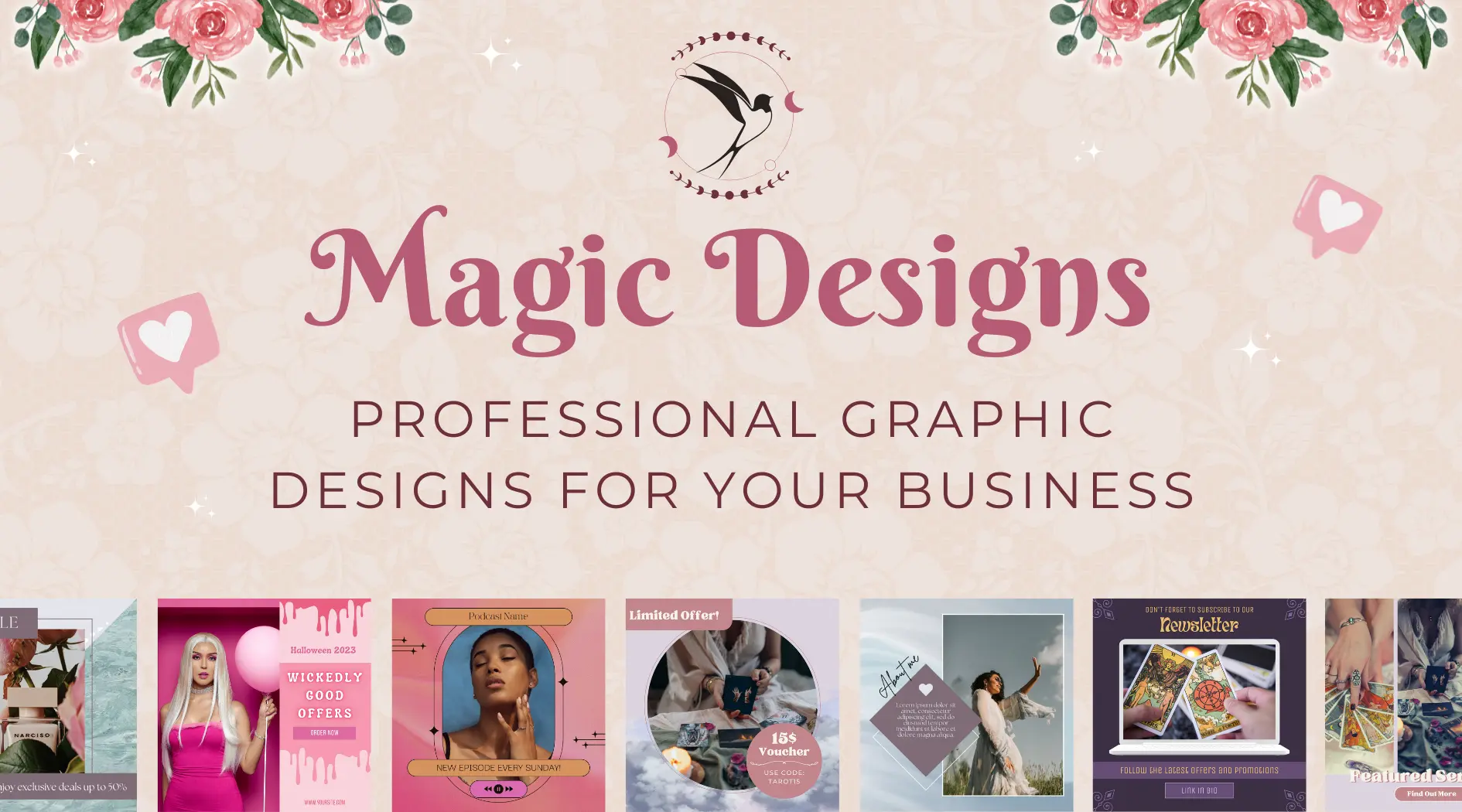 Magic Designs Studio Magic Designs - Graphic design, branding, and digital marketing services for small business owners.